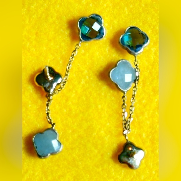 Ross-Simons Italian 1.90 ct. t.w.
London Blue Topaz and 1.40 ct. t.w. Aquamarine - Picture 4 of 4